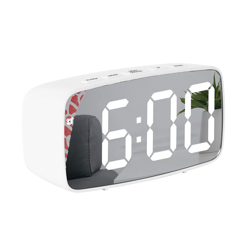 Simple Style LED Electronic Alarm Clock Battery and Plug-in Dual-use Timepiece Yida Time