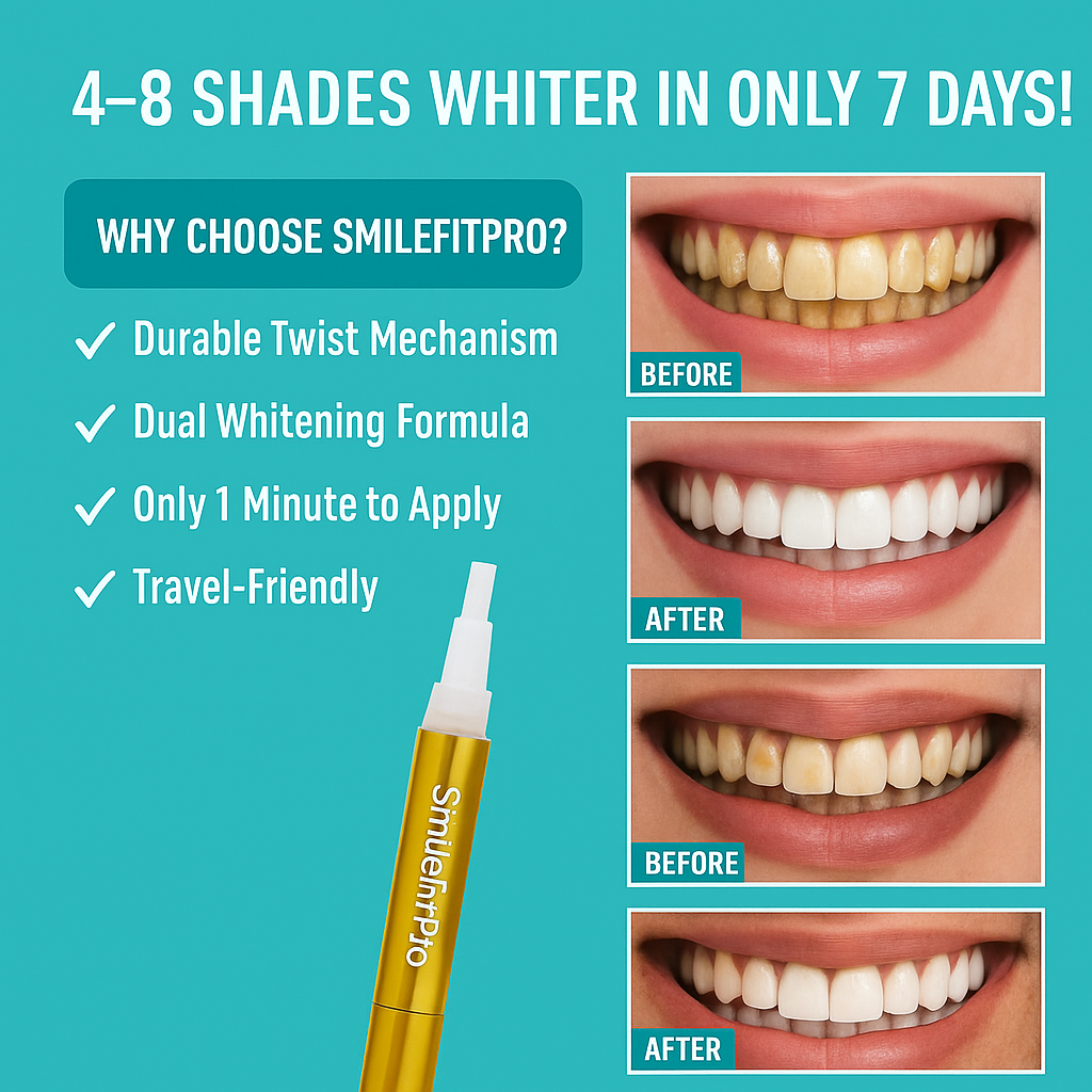 🔥 LAST DAY! 73% OFF FLASH SALE 💎 Diamond Whitening Pen | Visible Results in 7 Days ✨