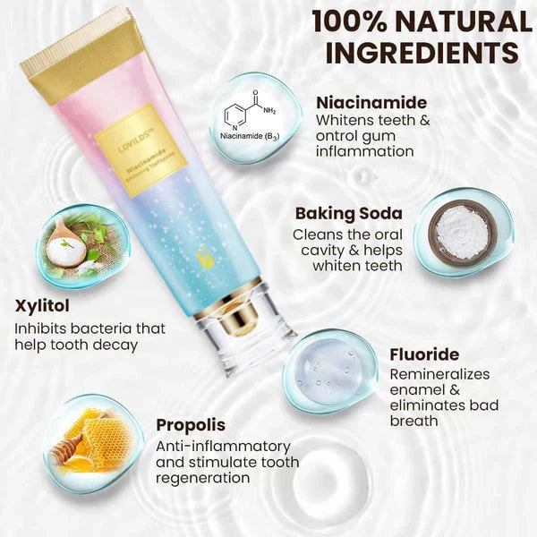 🔥Final - 3 Hours: 60% OFF Nicotinamide Whitening Toothpaste